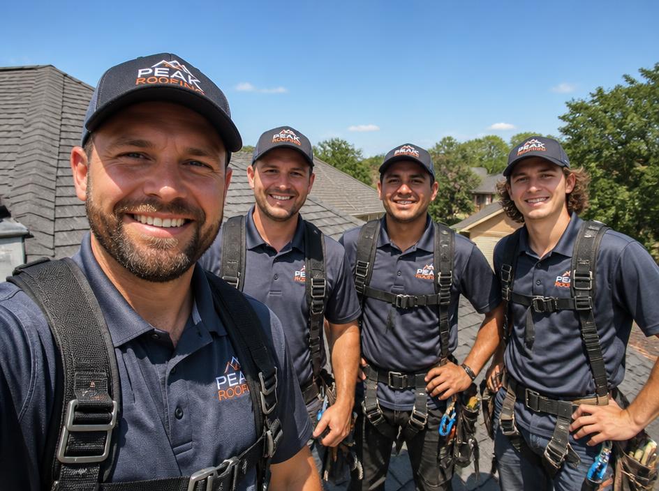 Peak Roofing in TX team