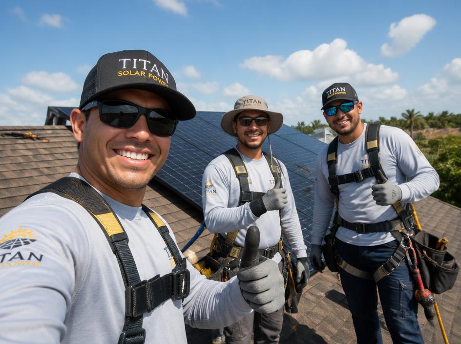 Titan Solar Power in AZ team